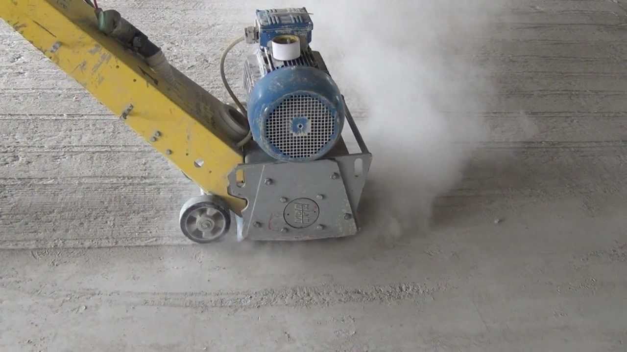 Достоинства механической очистки бетона