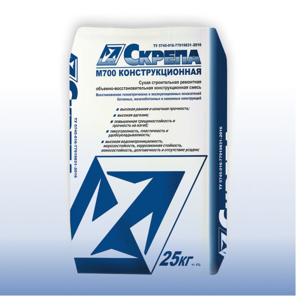 Скрепа М700 конструкционная (25 кг.) мешок