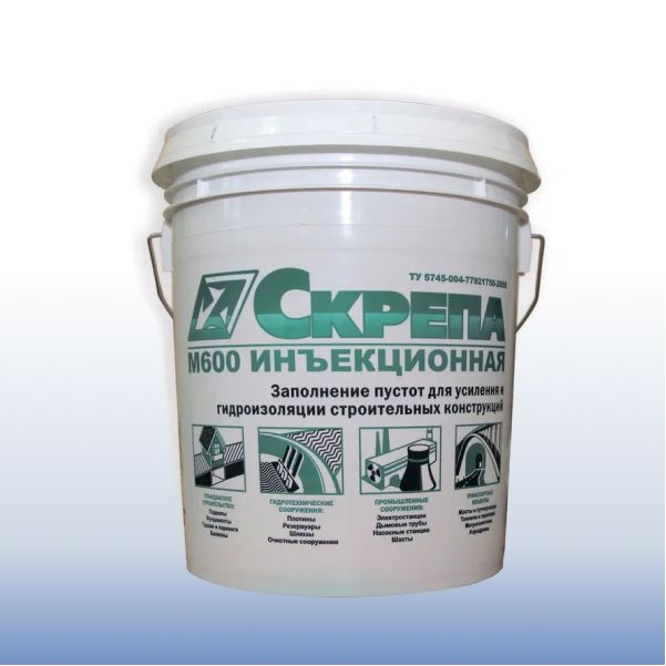 Скрепа М600 инъекционная (ведро 18 кг.)