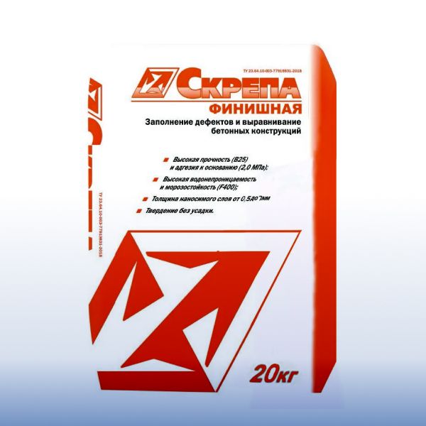 Скрепа ФИНИШНАЯ (20 кг.) ведро